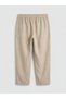Trendlucky Carrot Cut Women's Trousers with Elastic Waist with a Difference in Color - 4