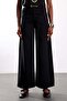Black Tensel Jeans with Elastic Waist - 3