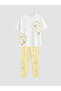 Zero Roba Collar Chick Printed Women's Pajama Set for Style Seekers from Uzg Store - 2