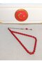 Fire Amber Prayers Beads Bright Red - 2
