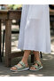 İmroz Model Orthopedic Friendly 100% Leather Soft Sole Sandals-Slippers - 2
