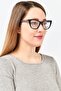 Women VJC045 Square Eyeglasses, Black - 2
