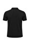تيشيرت بولو أسود للرجال من نوع Waffle Polo Neck - 2