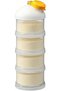 4-Tier Milk Powder Dispenser - Tall Model | Leakproof, Reusable & Compact | For Baby Food, Travel & Daily Use
