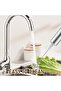 Electric Milk Frother - Mini Mixer - Drink Maker - USB Rechargeable - Stainless Steel - Silver - 2