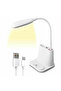 USB rechargeable desk lamp, touch LED reading lamp, bedside table study night light - 2