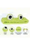 Frog-shaped makeup headband/facial cleansing headband, suitable for girls and women, green. - 2