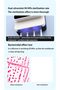 Non-perforated UV toothbrush sterilizer - 99.9% - constant temperature drying - LED display - four-seat series - Bathroom Wall-Mount (white) - 2