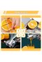 This manual citrus juicer, made of 304 stainless steel, is perfect for lemons and oranges and is ideal for the kitchen. - 4