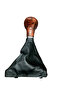 Audi A6 Gear Shift Knob and Gaiter with Wood Finish - 3