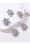 Set of 5 - Snowflake Hair Clips - 2