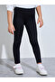 Girls Pack of 2 - Black Cotton Leggings - 6