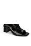 Cut‑Out Block Heel Mule Sandals - 2