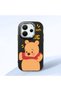 Redmi Note 14 4g Compatible Case Camera Protector Black Silicone Couple Phone Case Bear Pattern
