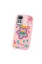 Redmi Note 11 Pro Compatible Case Camera Protector Pink Silicone Couple Phone Case Heart Pattern - 3