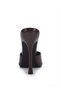 Women's Patent Leather Pointed Toe Heeled Evening Dress Slippers Stylish Evening Shoes - 2