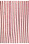 Boyfriend Fit Shirt Neck Striped Women's Red Long Sleeve Shirt - 5
