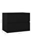 Bathroom Furniture Set Black Engineered Wood - 3