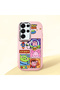 Pink Silicone Case with Shock-Absorbing Camera Protections Compatible with Samsung Galaxy S25 Ultra