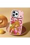 Pink Silicone Case with Shock-Absorbing Camera Protections Compatible with iPhone 17 Pro - 2