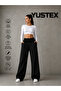 2-Piece Women's Oversize (Black and Gray) Loose-Leg 2-Piece Track Suit Is Available. - 4