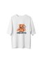 Dj Dog Headphones Music Printed Men's Oversize T-Shirt - 2
