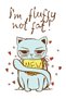 Men's Oversize T-Shirt 100% Cotton Cat Printed Graphic Humor Design Relaxed Fit Casual Modern Stylish - 3