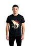 Men's Printed Cat Design T-Shirt Humor Themed Relaxed Fit Casual Wear Cotton Fabric Modern Stylish Elegant