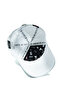 Replaceable Patch Hat with Letter E Patch Detail |   Meshless Flat Trucker Cap Baseball Hat - 3