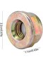 M10x1.25 Left-hand Threaded Blade Nut Replacement Part for Brush Cutter Accessories - 3