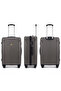 4-Piece ABS Hard Shell Luggage Set for Family, 20/24/28/32 Inch, TSA-Approved Lock, 360° Silent Spinner Wheels, 3-Level Adjustable Handle, Unisex for Men Women - 2