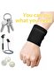 2 sports wristbands with zipper. - 2