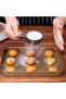 Mini flour sifter set (2 pieces), stainless steel fine sieve, suitable for powdered sugar, silver. - 2