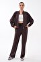 Women's Bomber Jacket and Green Trousers Tracksuit Set 265178 - - 2