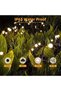 Set of 2 LED solar garden lights, Firefly solar garden lights, decorative outdoor solar lights, waterproof outdoor solar lights - 2