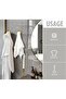 Adhesive Hooks for Wall, Wall Hooks, Coat Robe Hooks Bathroom Kitchen Self Adhesive Hooks, Sticky Ho - 4