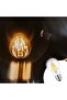 E27 8W A60 clear filament warm white. - 3