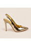 Venus Buckle Detailed Shiny Heeled Shoes - 2
