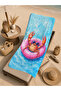 Pop Art Simitte Lobster Pool Patterned 70X150 Beach Towel - Digital Printed Fade-Resistant Bath Towel - 2