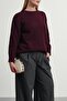 Women's Wool Blend Soft Textured Premium Quality Crew Neck Knitwear Sweater - 2