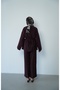 Women's Waist-Sitting and Back-Tie Hijab Set - 3