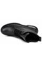 Private Genuine Leather Flat Non-Slip Sole Orthopedic Women's Boots Black - 5