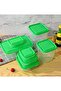 Durable Plastic Storage Food Containers of 17 Pieces, Lunch Box Adults BPA-Free, Suitable for Dishwasher, Freezer, Microwaveable - 7