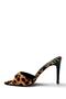 Patent Leather Thin Heeled Women's Stiletto Slippers 11 cm - 7