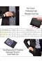 Genuine Leather Business Card Holder Name Card Case Wallet with ID Window RFID Blocking - 5