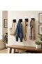 4 Pcs Folding Hideaway Coat Hooks Heavy Duty Wall Towel Hooks for Bathrooms Retractable Coat - 3