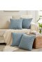 4 Packs Boho Fall Decorative Throw Pillow Covers 18x18 Inch for Living Room Couch Bed Sof - 5