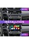 Honda civic android screen diamond dual knob model 2016-2020,8gb ram 128 gb rom wireless carplay android auto reverse camera included ahd - 3