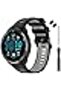 حزام متوافق مع ساعة Garmin Forerunner 965 - حزام ساعة بديل من السيليكون الناعم لـ 96 - 2