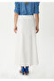 Button-Detachted A-Line Cotton Long Skirt - 5